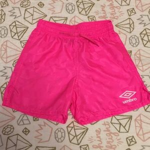 Girls Umbro soccer shorts